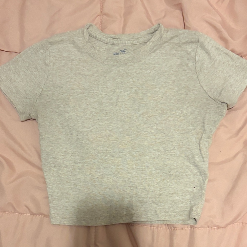 Hollister Gray Crop Top